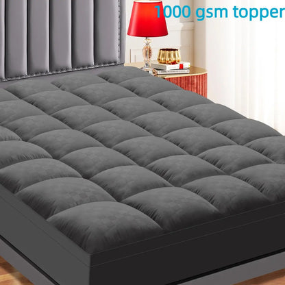 Cooling Mattress Topper for Soft & Supportive Sleep